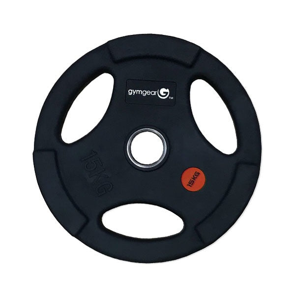 GymGear Rubber Olympic Weight Plates (Tri-Grip)