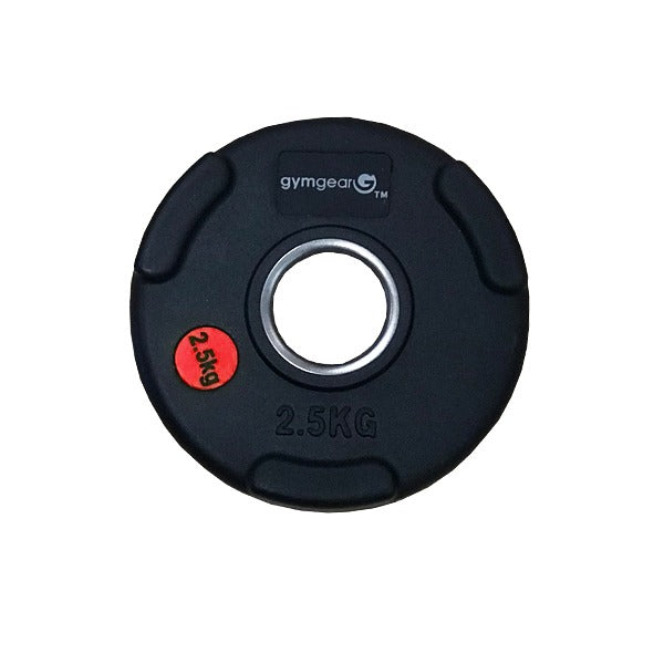 GymGear Rubber Olympic Weight Plates (Tri-Grip)
