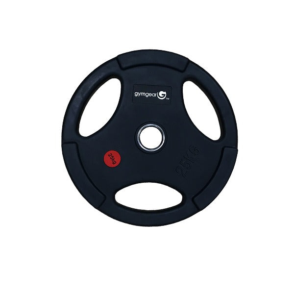 GymGear Rubber Olympic Weight Plates (Tri-Grip)