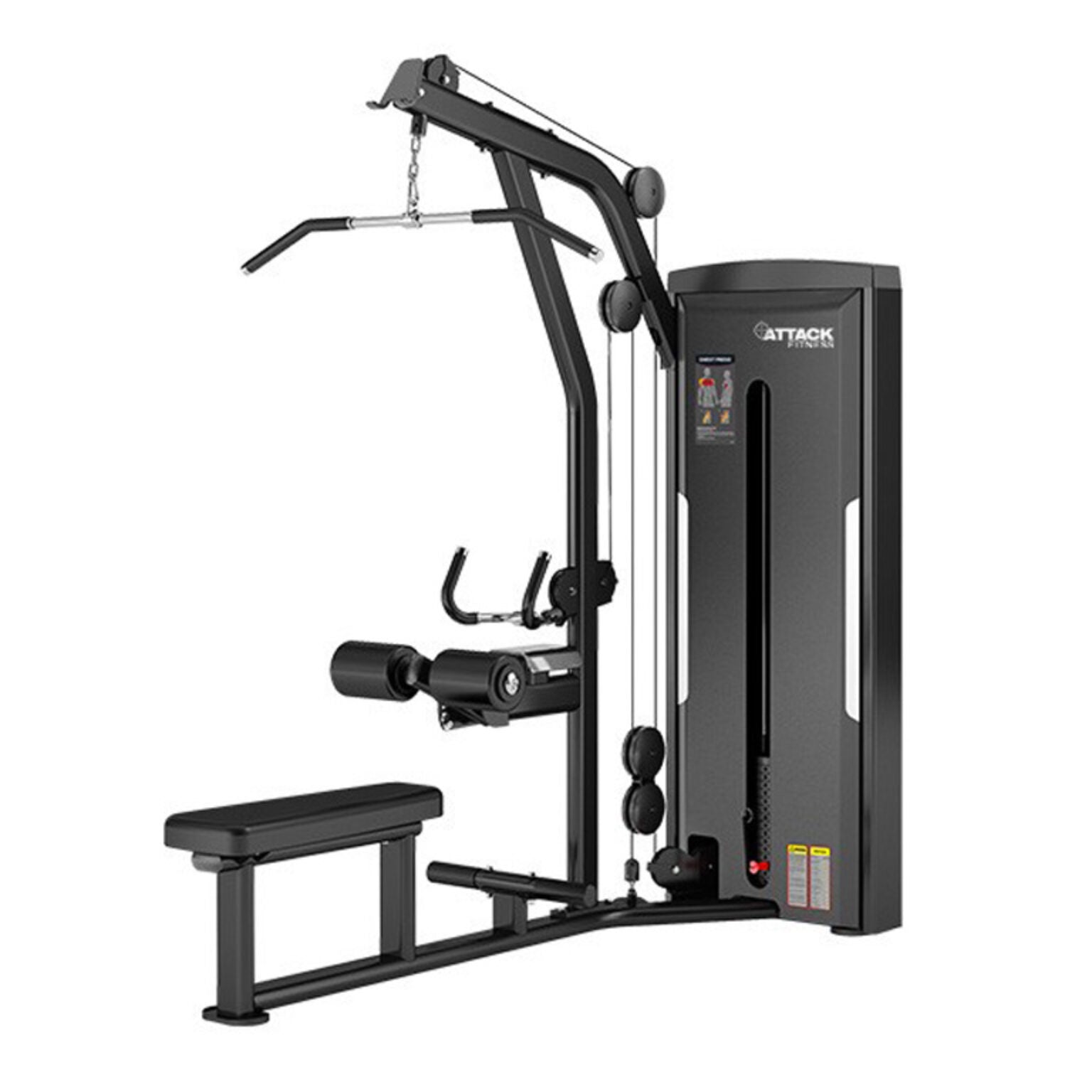 Attack Fitness Lat Pulldown / Low Row Dual Machine