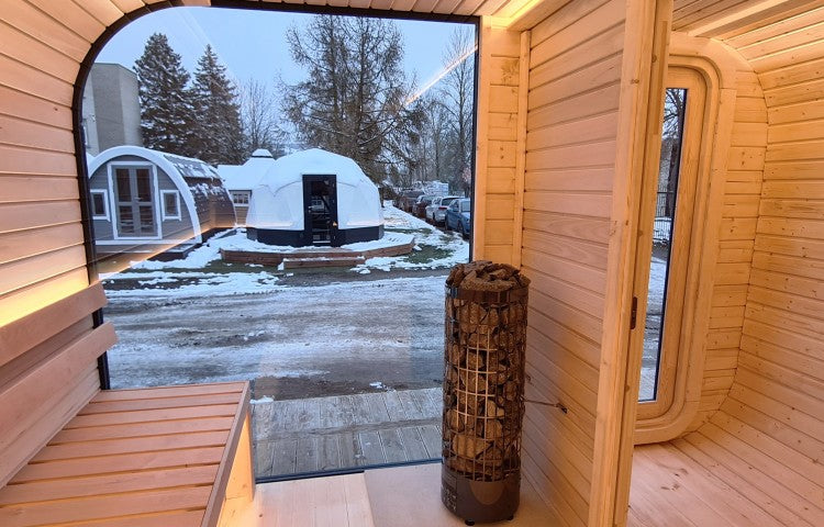 Viking Industrier Luna Outdoor Sauna with Changing Room