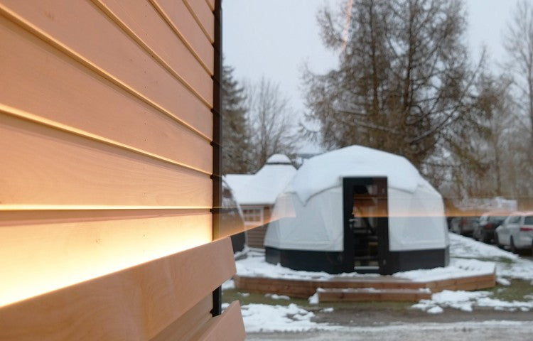 Viking Industrier Luna Outdoor Sauna with Changing Room