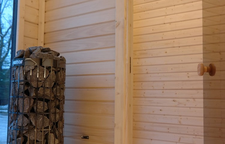 Viking Industrier Luna Outdoor Sauna with Changing Room