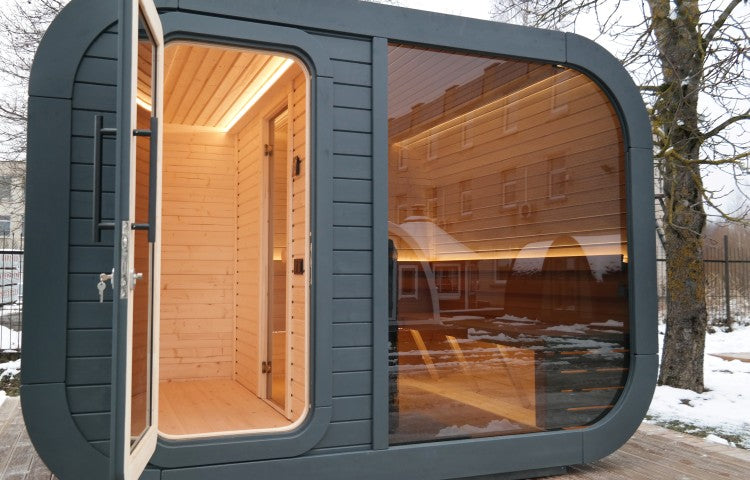 Viking Industrier Luna Outdoor Sauna with Changing Room