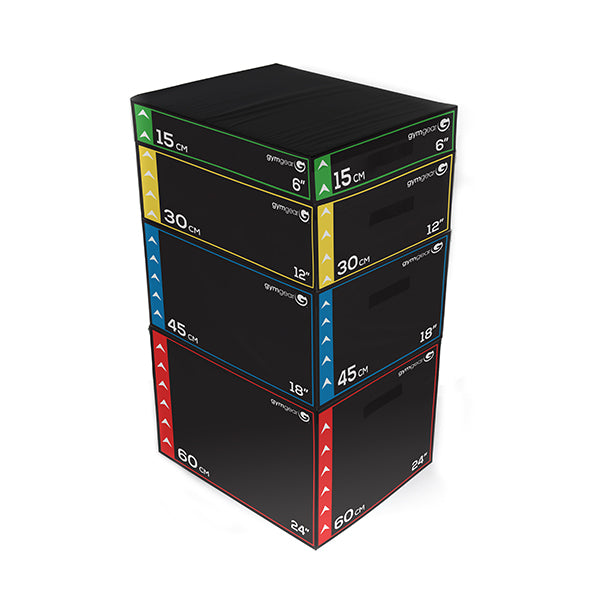 GymGear Soft Plyometric Boxes Set of 4