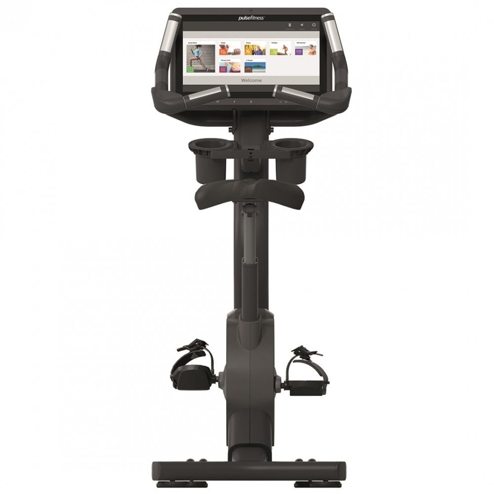 Pulse Fitness Premium Upright Cycle with 18.5" Touchscreen Console