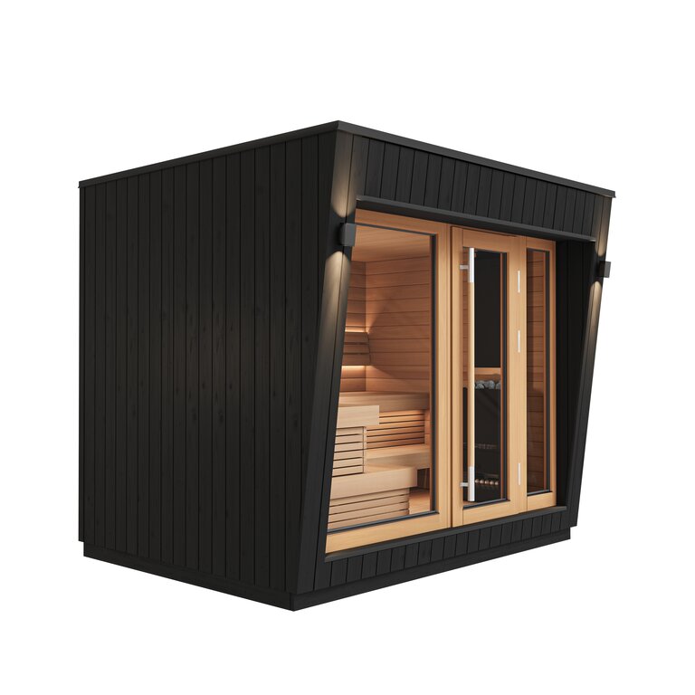 Saunum AirCube Modern Outdoor Sauna