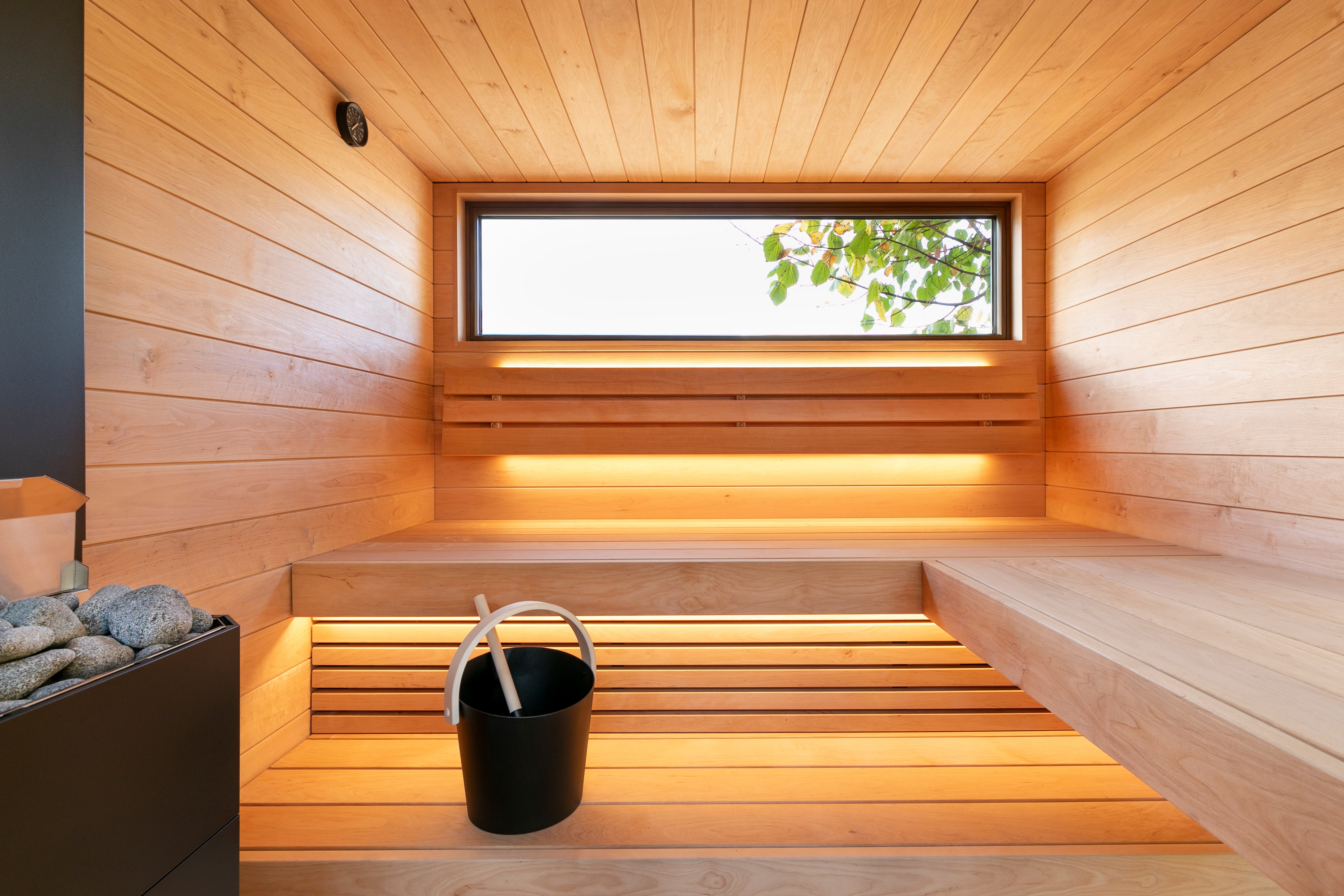 Saunum AirCube Outdoor Sauna with Porch