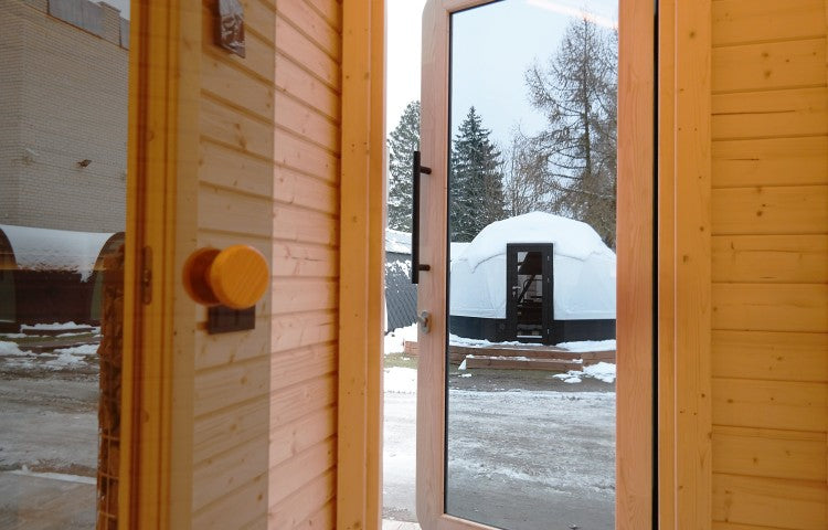 Viking Industrier Luna Outdoor Sauna with Changing Room